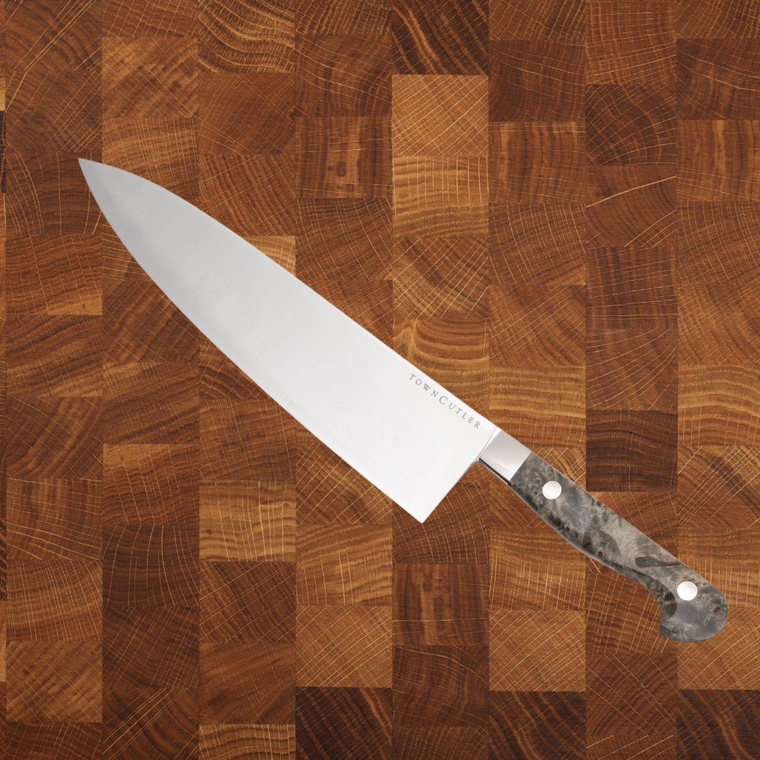10" Chef Knife - Classic Buckeye Burl
