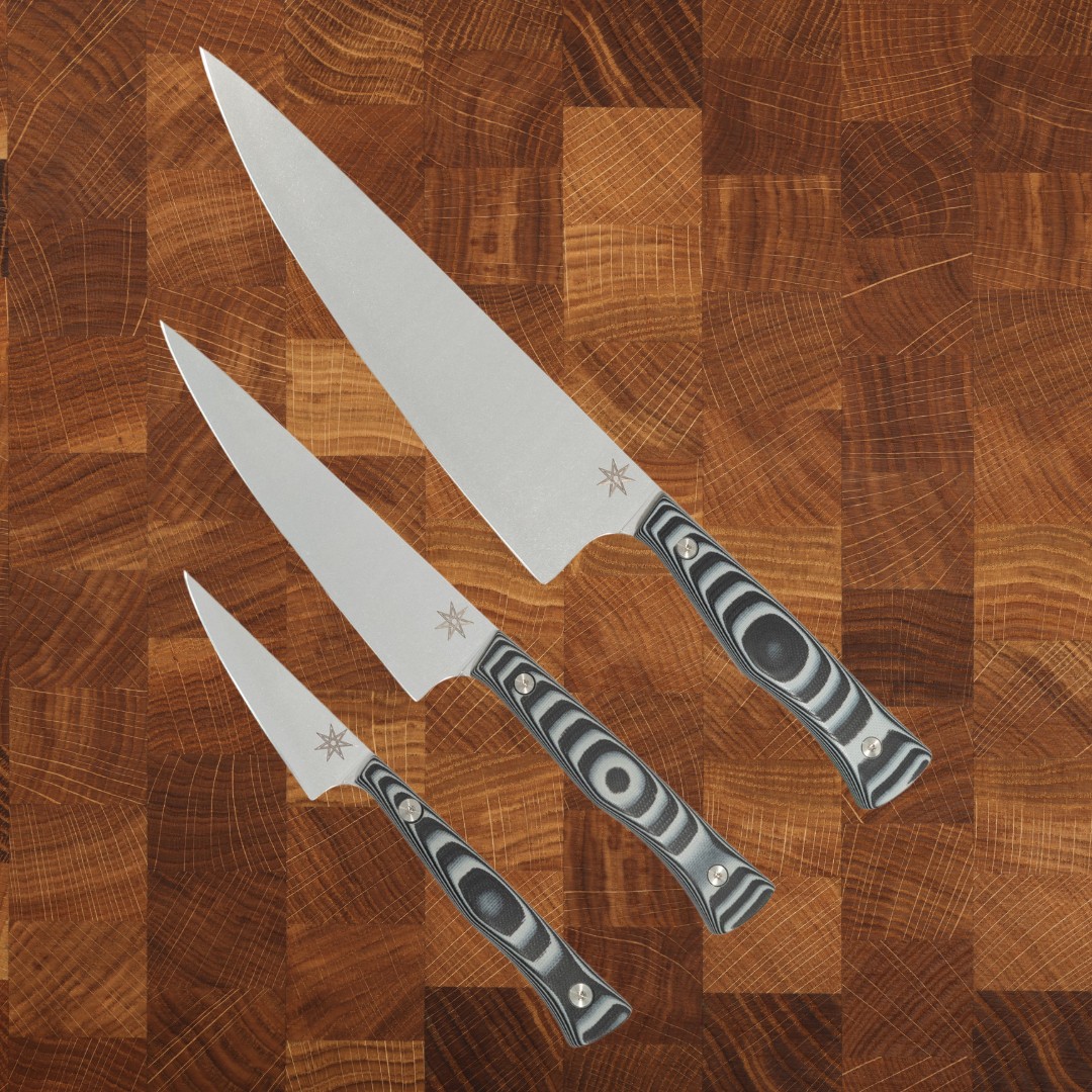 Sous Chef Set - Culinary 2.0 Black and Gray Layered G-10
